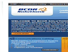 Tablet Screenshot of bcdrsolutions.com